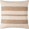 Light Beige, Brown / Down Feather / 18" x 18"