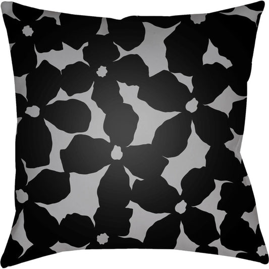 Moody Floral Pillow - 5789 by Livabliss. Made from front: 100% polyester, back: 100% polyester in a modern style.