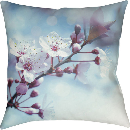 Moody Floral Pillow - 5789 by Livabliss. Made from front: 100% polyester, back: 100% polyester in a modern style.