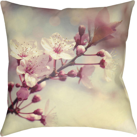 Moody Floral Pillow - 5789 by Livabliss. Made from front: 100% polyester, back: 100% polyester in a modern style.