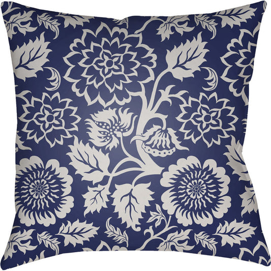 Moody Floral Pillow - 5789 by Livabliss. Made from front: 100% polyester, back: 100% polyester in a modern style.