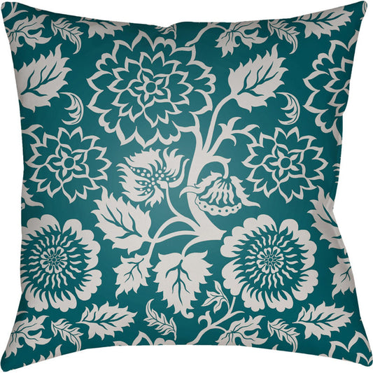 Moody Floral Pillow - 5789 by Livabliss. Made from front: 100% polyester, back: 100% polyester in a modern style.