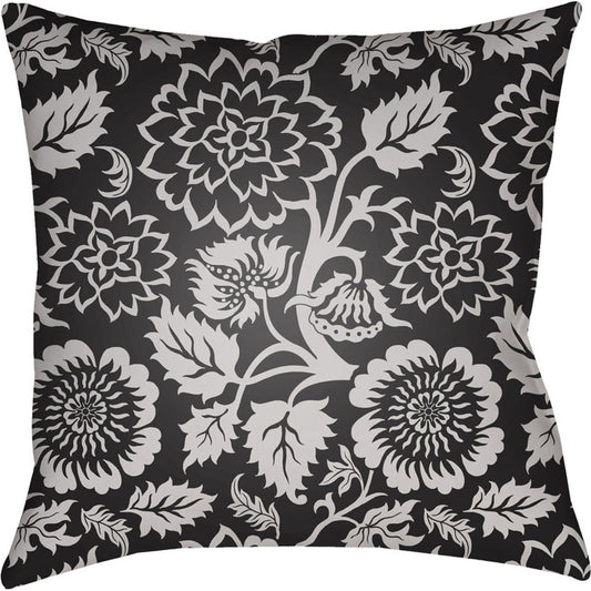 Moody Floral Pillow - 5789 by Livabliss. Made from front: 100% polyester, back: 100% polyester in a modern style.