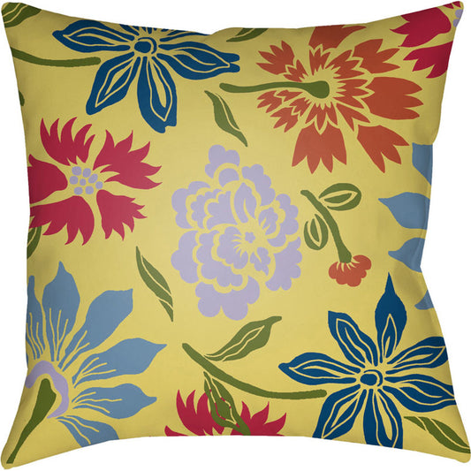 Moody Floral Pillow - 5789 by Livabliss. Made from front: 100% polyester, back: 100% polyester in a modern style.
