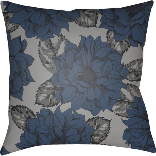 Moody Floral Pillow - 5789 by Livabliss. Made from front: 100% polyester, back: 100% polyester in a modern style.