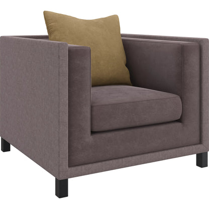 Tuxedo Chair by Caracole in brushed deep bronze. Made from unique in a eclectic & global style.