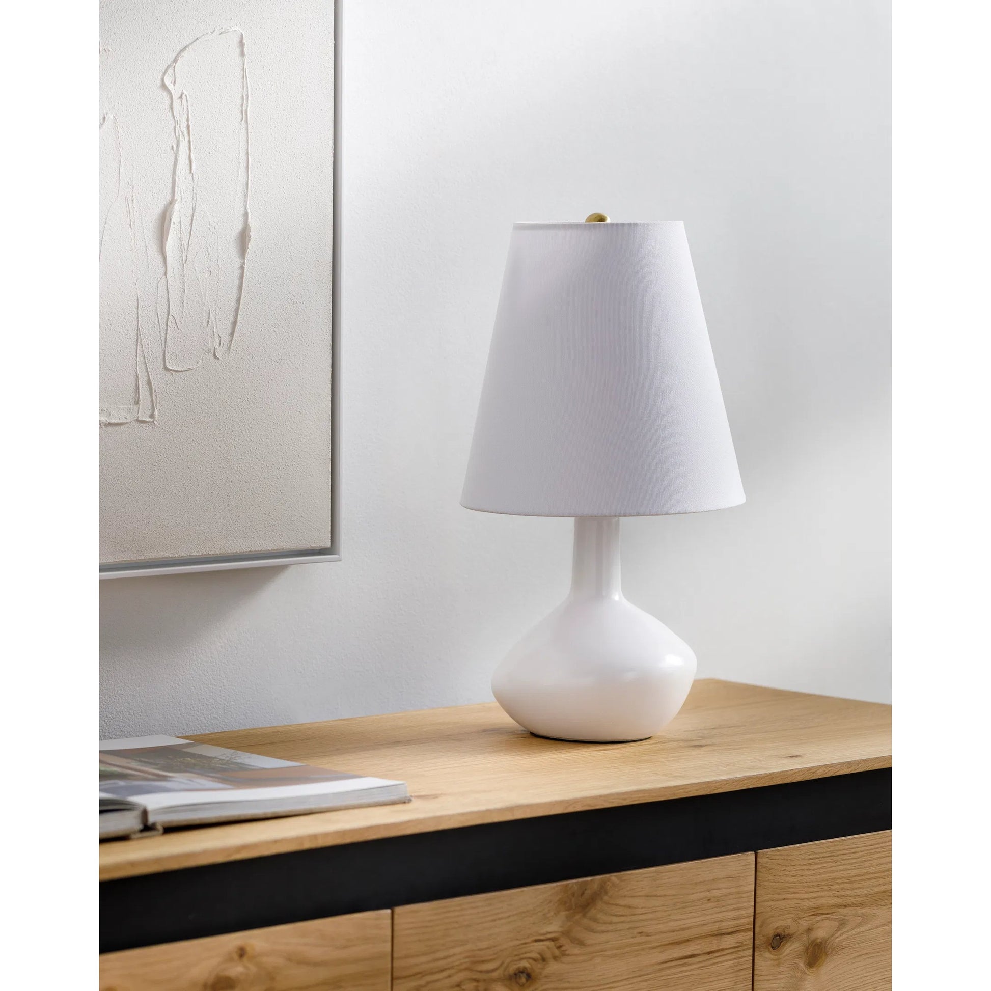 Magico Table Lamp - 531333 by Livabliss in high glosselectroplated. Made from ceramic, linen, metal, iron in a modern style.