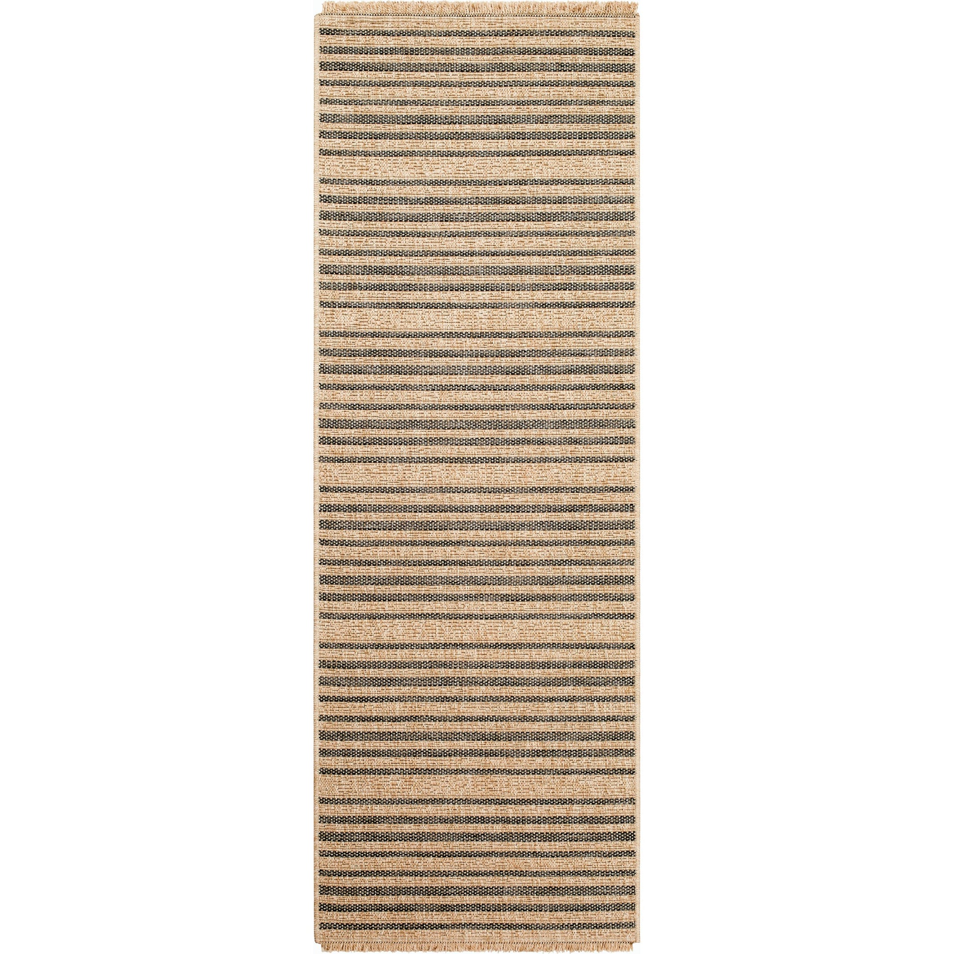 Mirage MGE-2308 Indoor/Outdoor Rug by Livabliss in tan, black. Made from 100% polypropylene in a unique style.