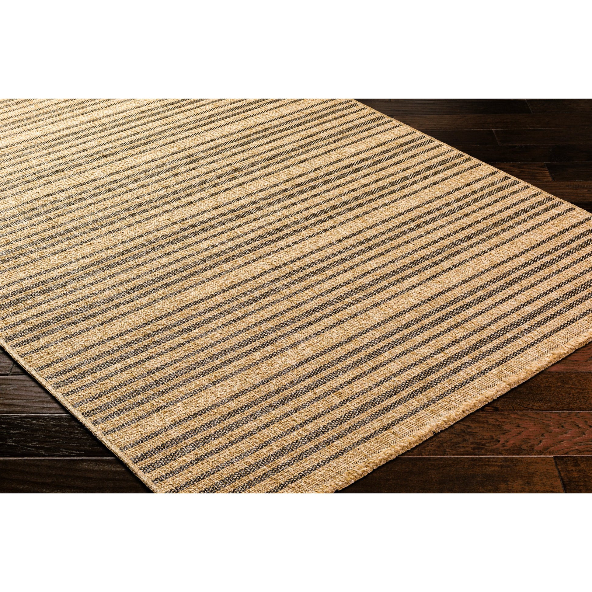 Mirage MGE-2308 Indoor/Outdoor Rug by Livabliss in tan, black. Made from 100% polypropylene in a unique style.
