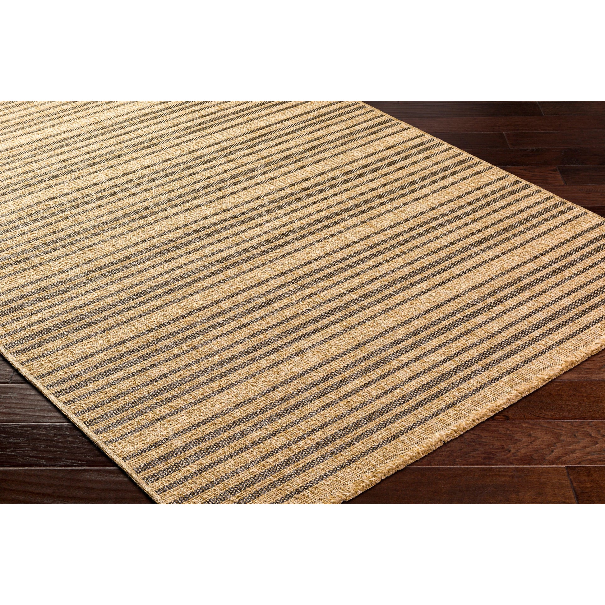 Mirage MGE-2308 Indoor/Outdoor Rug by Livabliss in tan, black. Made from 100% polypropylene in a unique style.