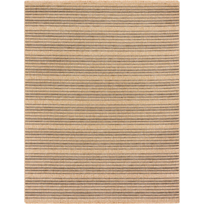 Mirage MGE-2308 Indoor/Outdoor Rug by Livabliss in tan, black. Made from 100% polypropylene in a unique style.