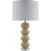 Mungo Accent Table Lamp by Livabliss in plated, translucent, painted. Made from resin, crystal, linen, polyester in a transitional style.