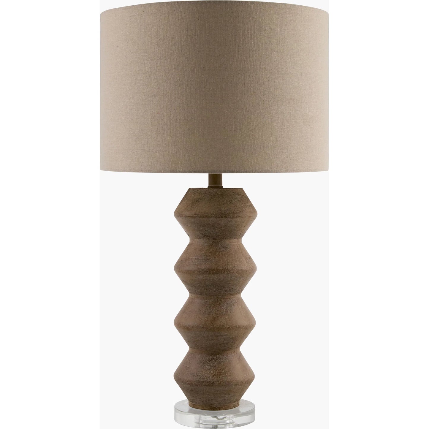 002 SI-2349565 | Primary Silo | Mungo Accent Table Lamp by Livabliss in plated, translucent, painted. Made from resin, crystal, linen, polyester in a transitional style.