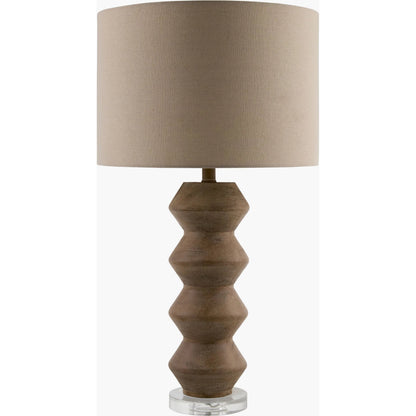 Mungo Accent Table Lamp by Livabliss in plated, translucent, painted. Made from resin, crystal, linen, polyester in a transitional style.
