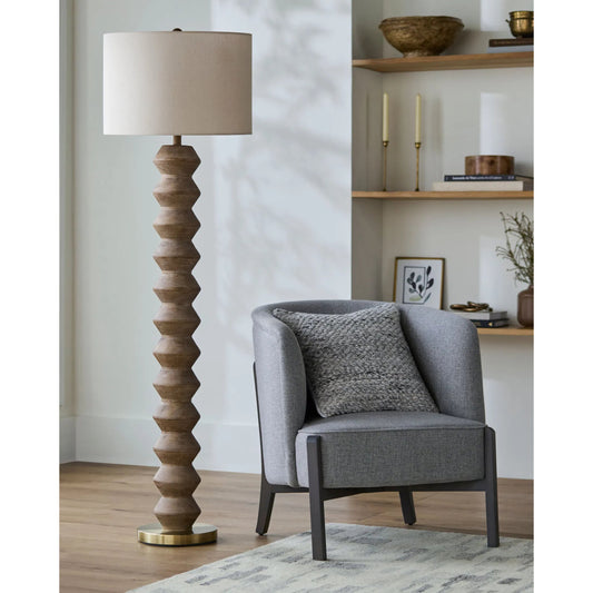 Mungo Accent Floor Lamp 625358 by Livabliss in platedpaintedplatedplated. Made from resin, iron, linen, polyester in a unique style.