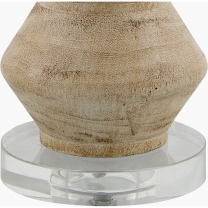 Mungo Accent Table Lamp by Livabliss in plated, translucent, painted. Made from resin, crystal, linen, polyester in a transitional style.