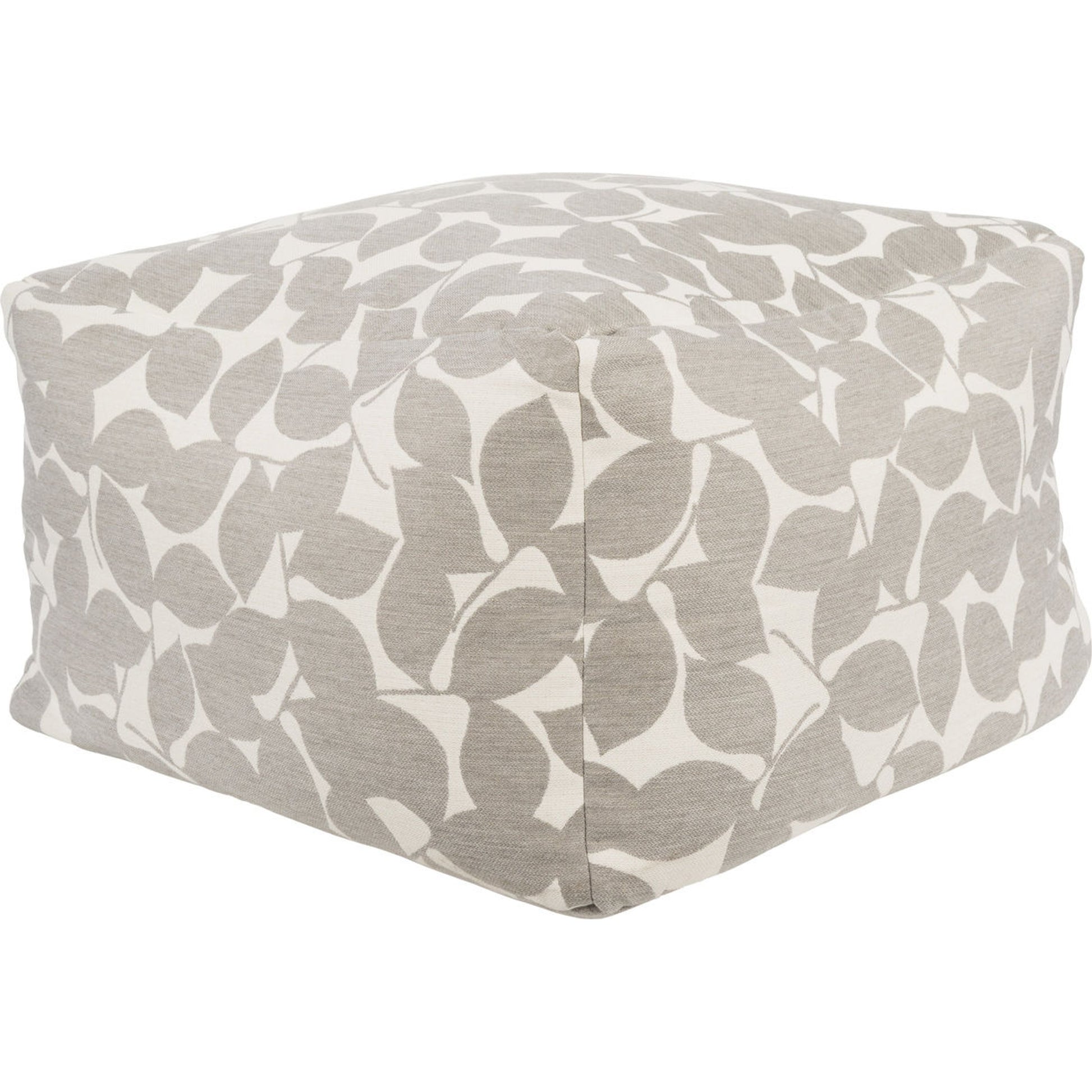 Magnolia Indoor/Outdoor Pillow by Surya in teal, ivory. Made from sunbrella,100% acrylic in a modern style.