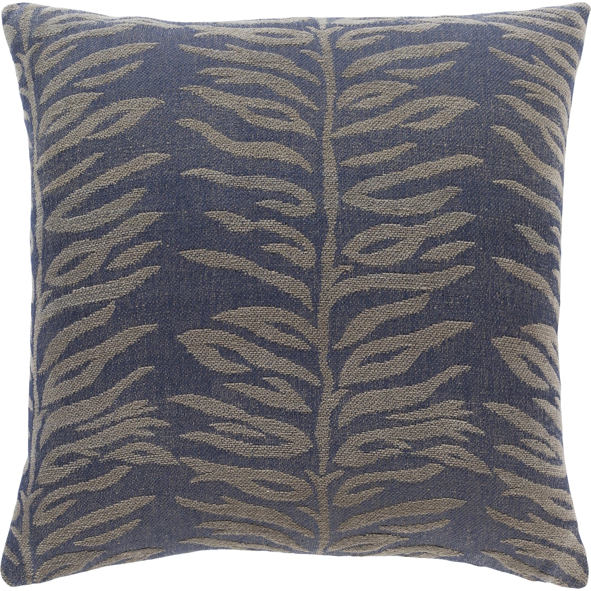 Madagascar Pillow - 31282 by Surya in navy, taupe. Made from 100% cotton in a coastal style.