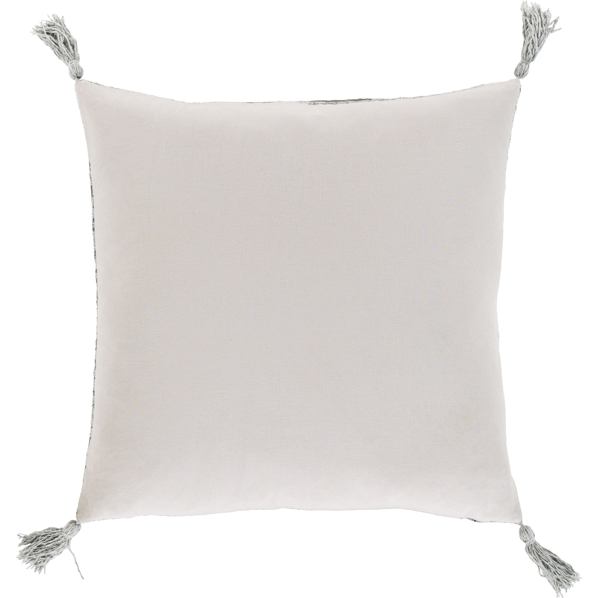 Madagascar Pillow - 9450 by Surya in medium gray. Made from 100% cotton in a modern style.