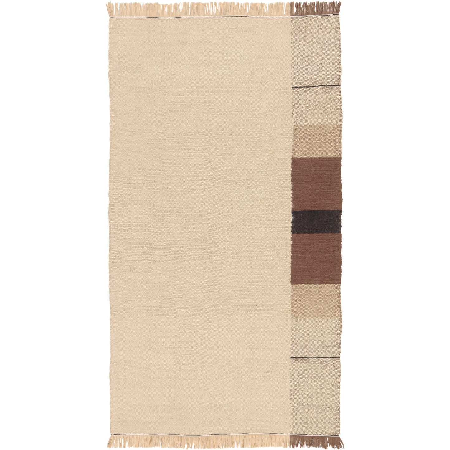001 SI-2123710 | Primary Silo | Margosa MGT05 Throw by Jaipur Living in beige, brown. Made from 100% wool in a modern style.