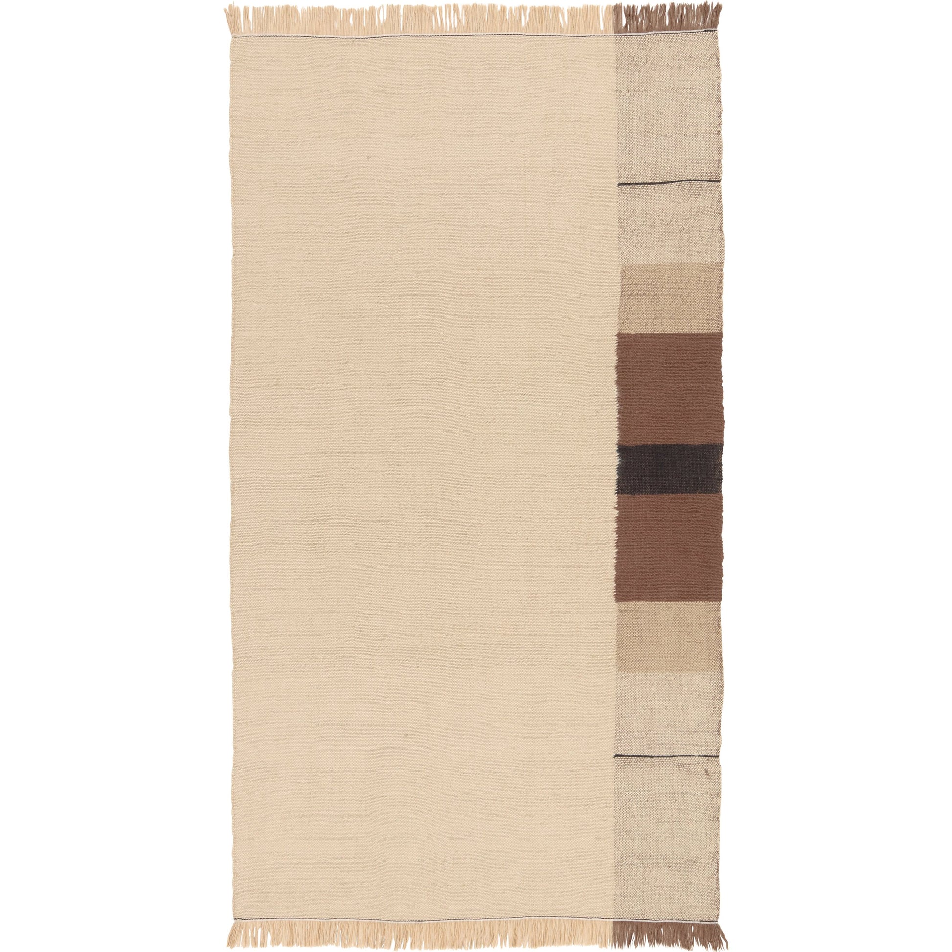 Margosa MGT05 Throw by Jaipur Living in beige, brown. Made from 100% wool in a modern style.