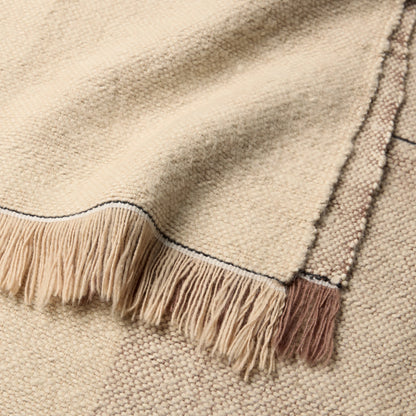 Margosa MGT05 Throw by Jaipur Living in beige, brown. Made from 100% wool in a modern style.