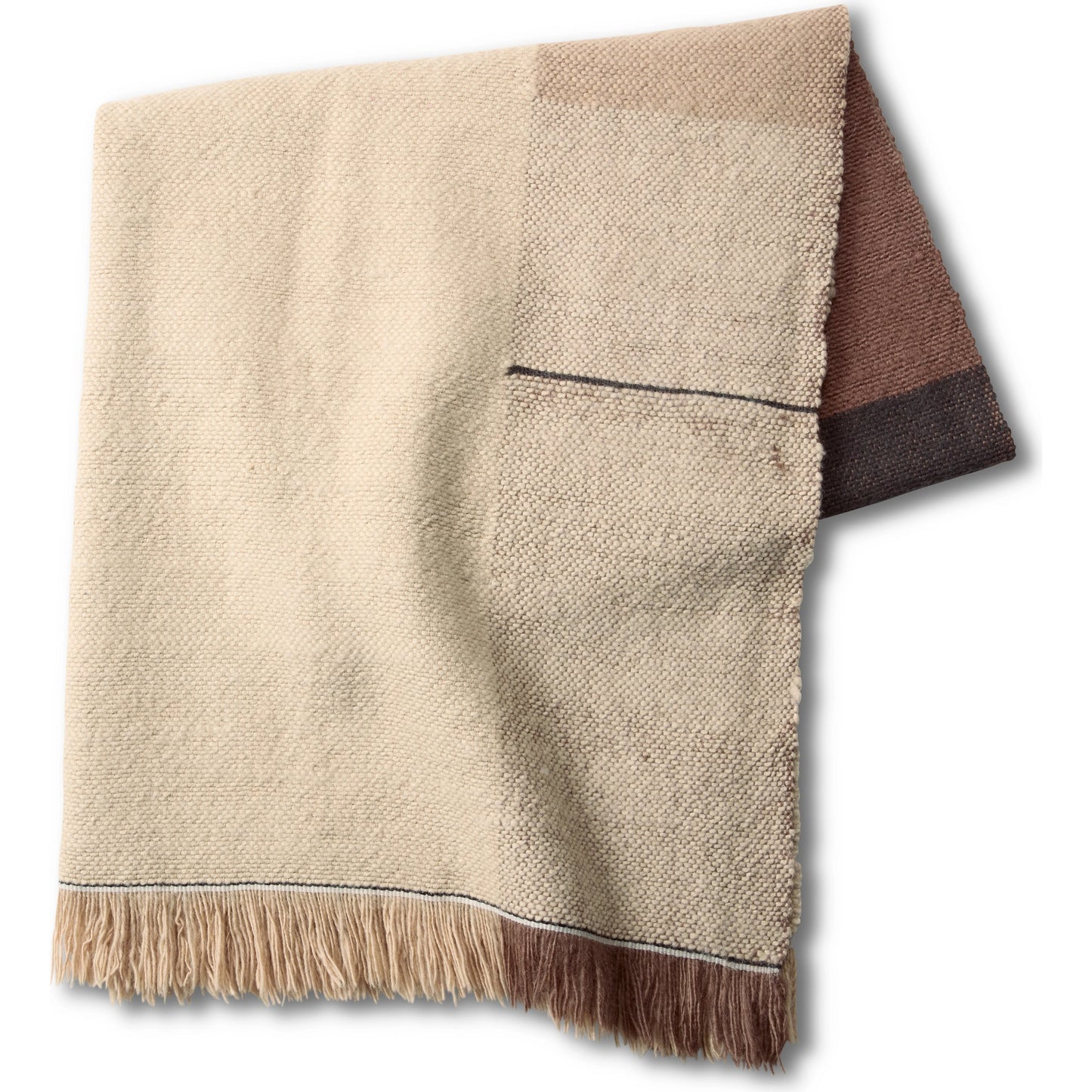 002 SI-2123710 | Additional Silo | Margosa MGT05 Throw by Jaipur Living in beige, brown. Made from 100% wool in a modern style.