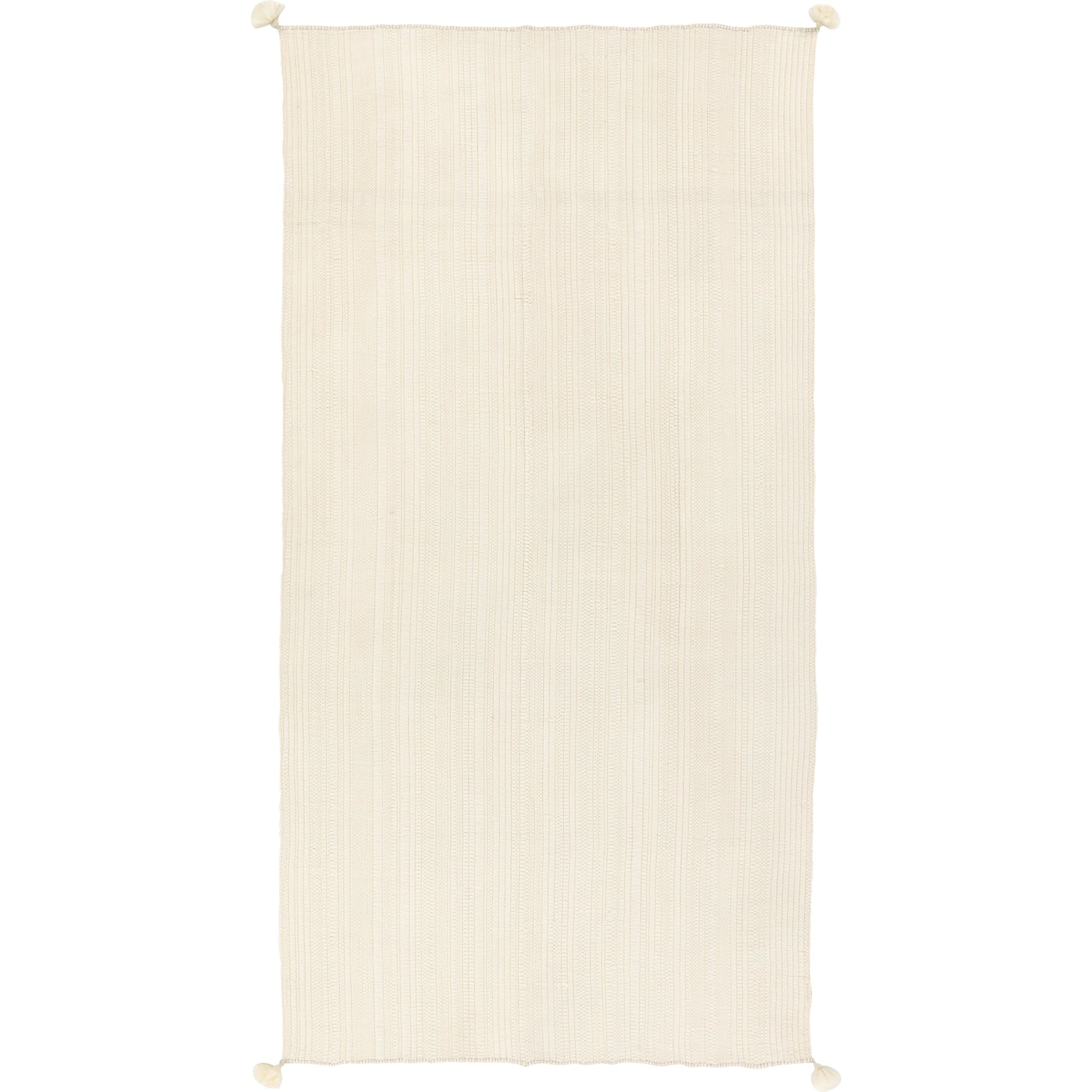Margosa Irimen Throw by Jaipur Living in cream. Made from 80% wool 20% silk in a modern style.