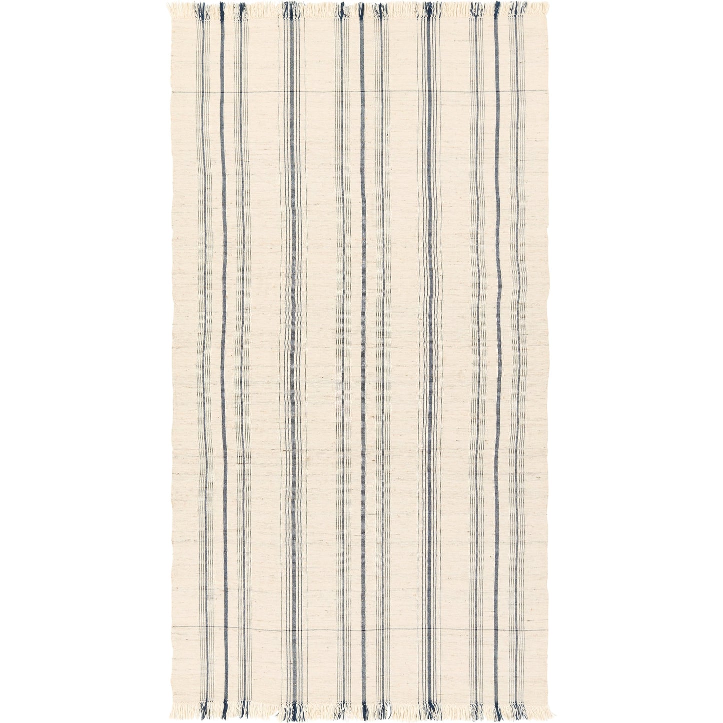 001 SI-2123714 | Primary Silo | Margosa MGT09 Throw by Jaipur Living in cream, navy. Made from 40% cotton 40% wool 20% silk in a cottage & farmhouse style.