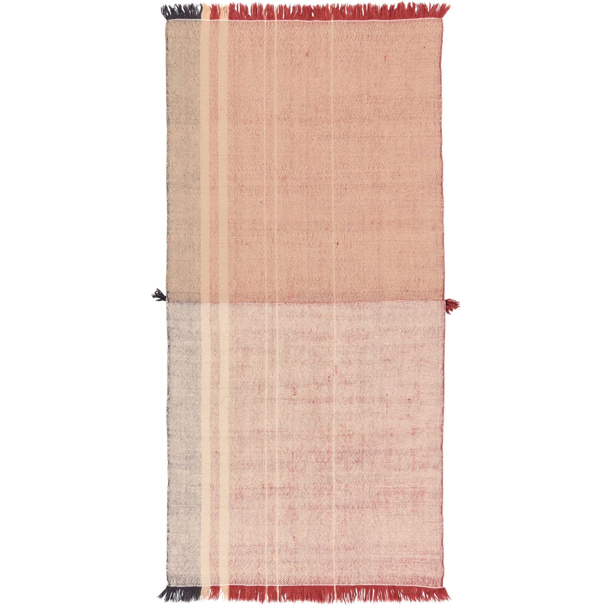 Margosa Siamak Throw by Jaipur Living in tan, red. Made from 100% wool in a modern style.