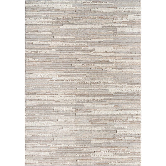 Maguire Rug - 494887 by Livabliss in off-white, light brown. Made from face: 40% polypropylene, 60% polyester, warp: 100% polyester in a unique style.