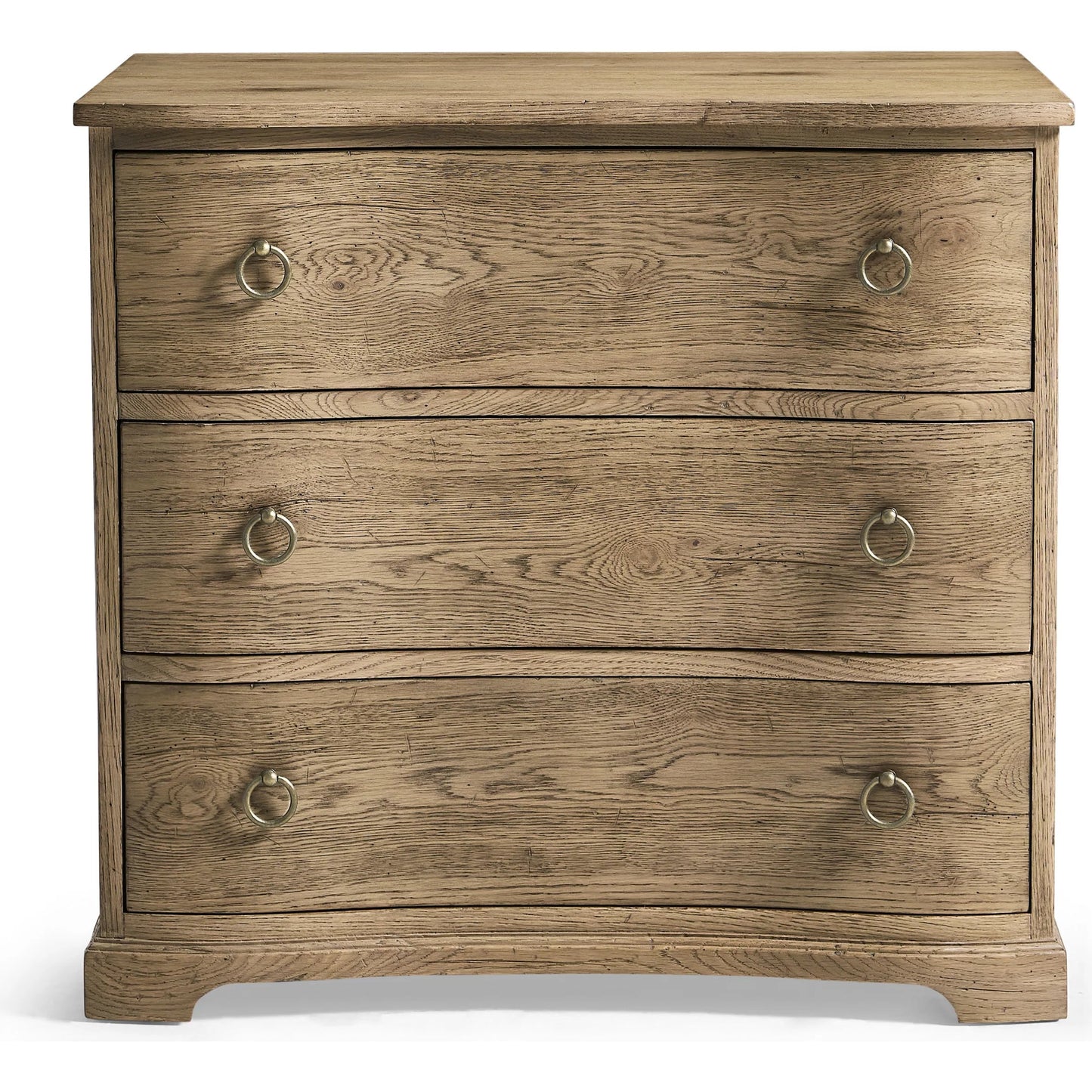 005 SI-2535716 | Additional Silo | Echo Canyon Three Drawer Nightstand by Jonathan Charles in faded oak. Made from main oak in a unique style.