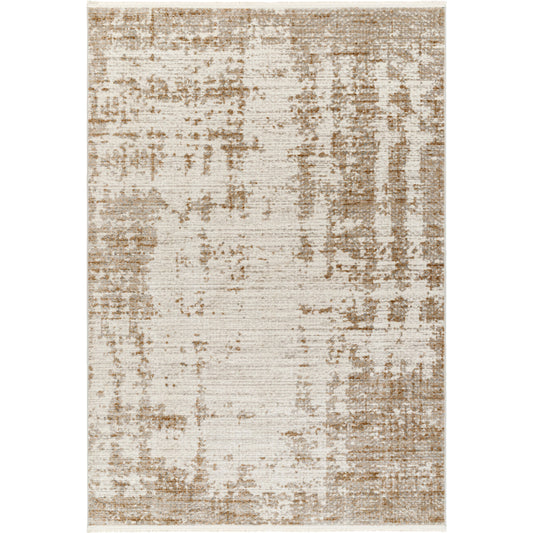 Masha Rug - 32690 by Livabliss in off-white/brown. Made from main: 80% polyester, main: 20% polypropylene in a unique style.
