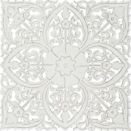 Mehr - 24991 by Surya in white and antiqued. Made from manufactured wood in a unique style.