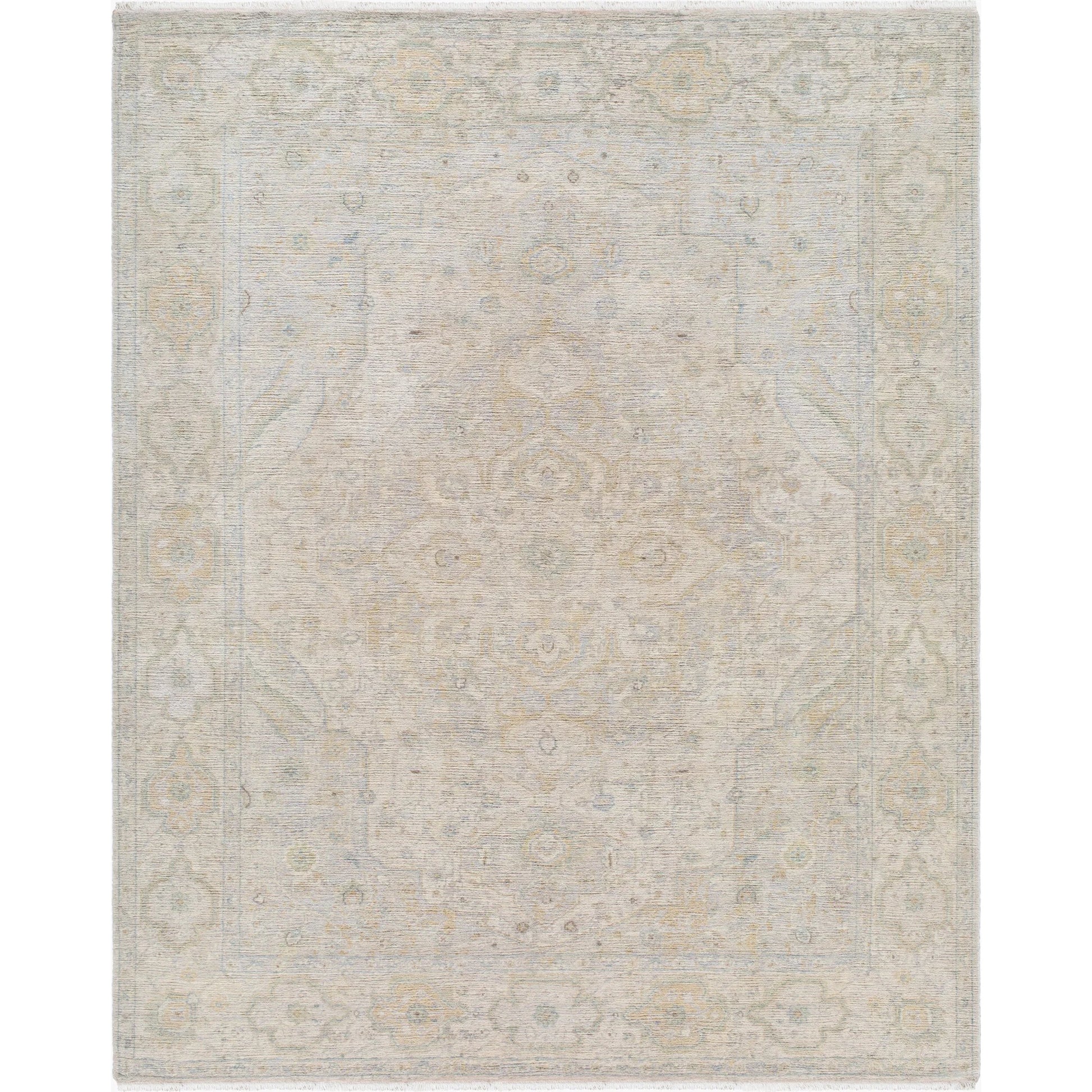 Mashad MHS-2300 Rug by Surya in ivory, sage, taupe, mist gray, pale gold. Made from wool in a unique style.