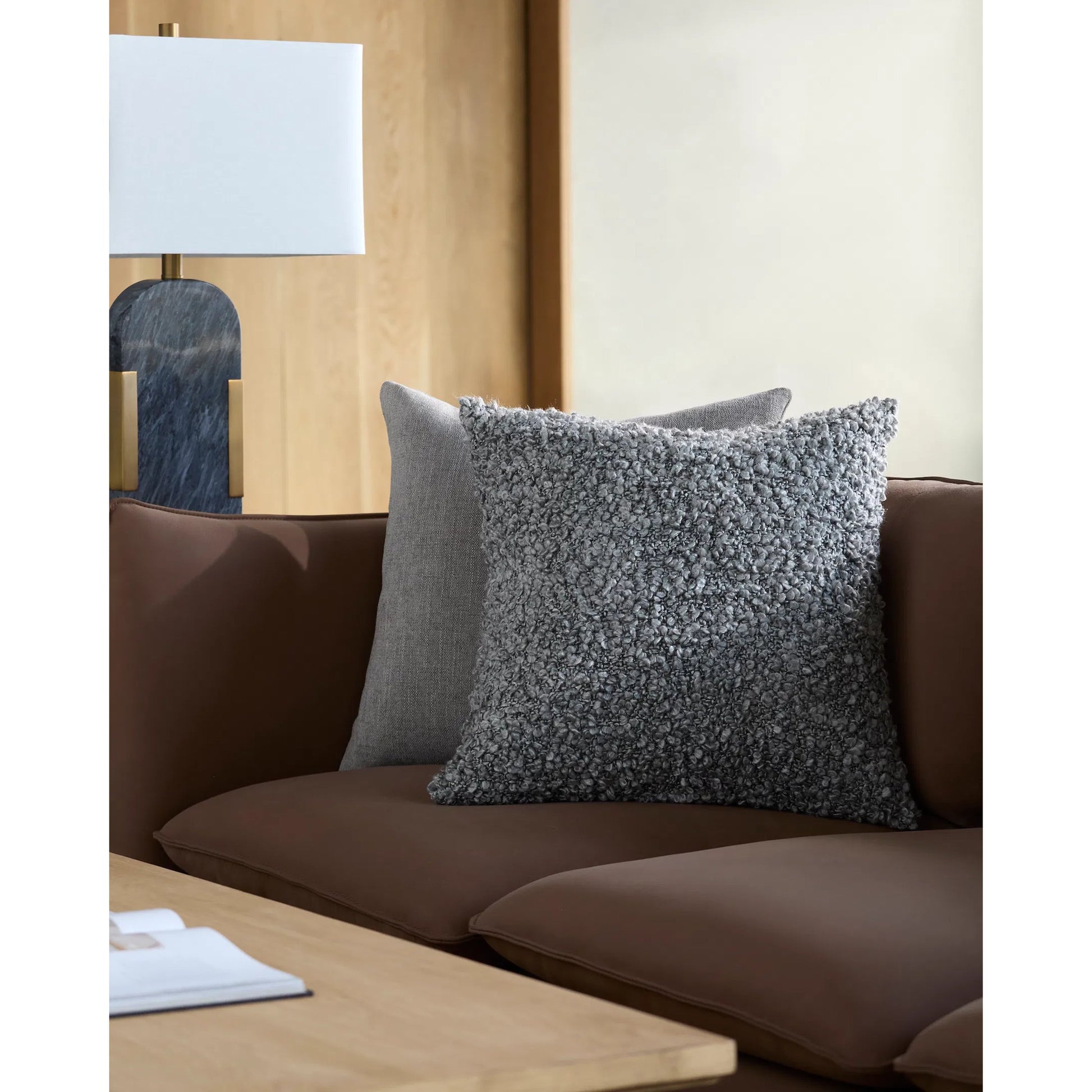 Mohave Pillow - 16 by Livabliss. Made from front: 100% polyester, back: 100% cotton in a modern style.