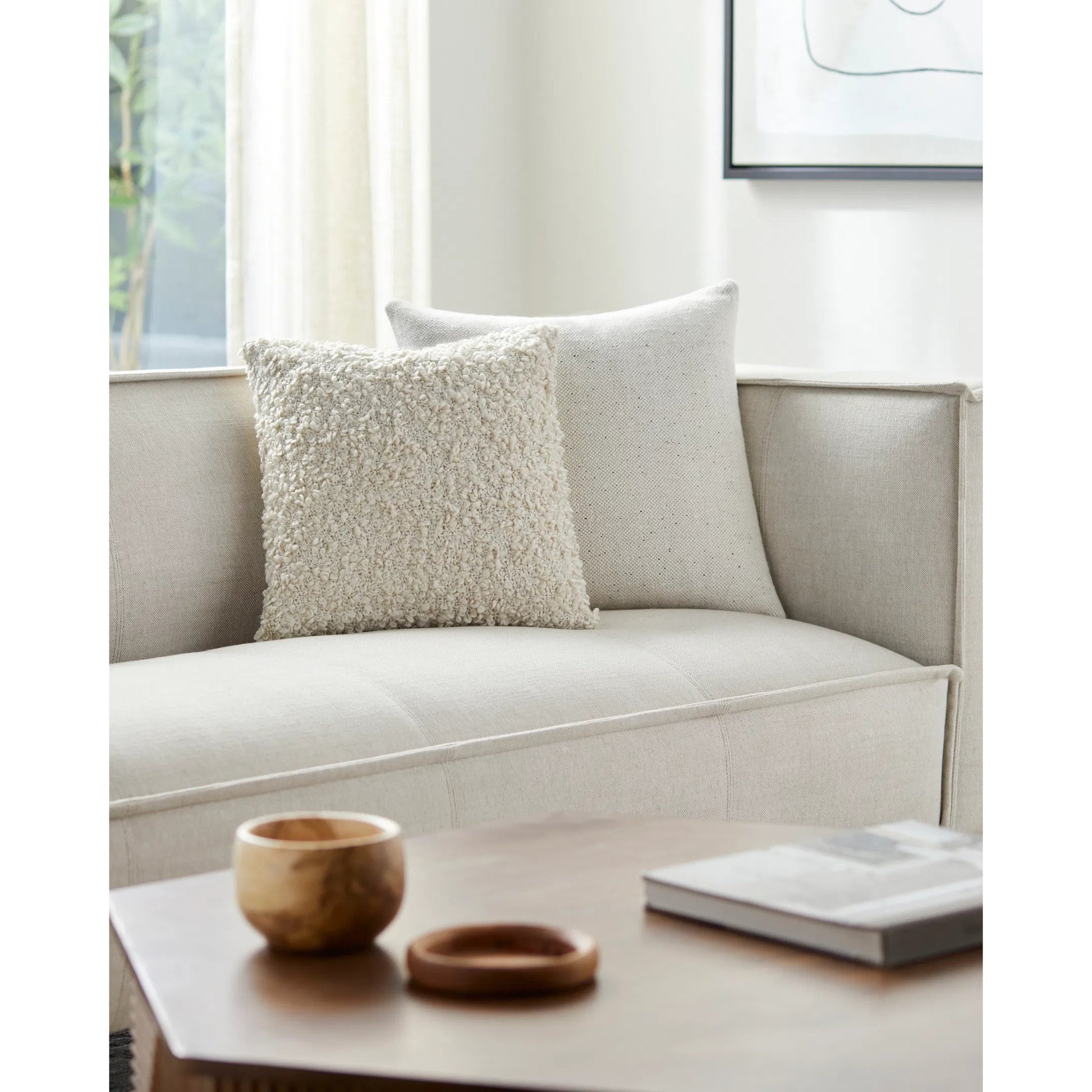 Mohave Pillow - 16 by Livabliss. Made from front: 100% polyester, back: 100% cotton in a modern style.