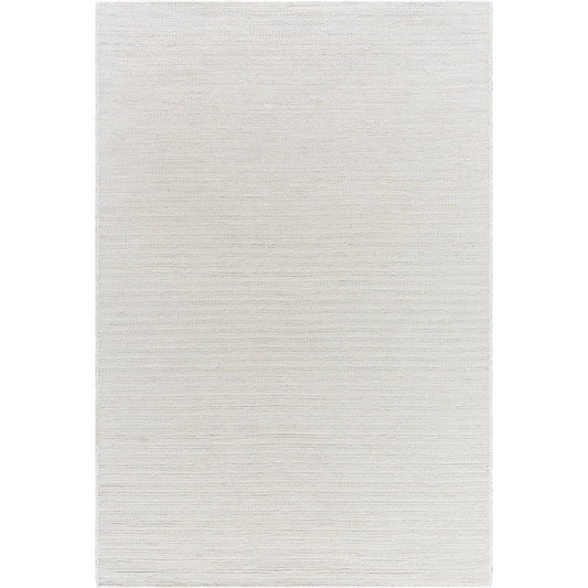 Mia Rug - 8875 by Livabliss in ivory, pearl, light gray. Made from wool in a unique style.