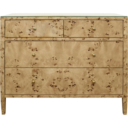 Michelle Four Drawer Chest by Worlds Away. Made from unique in a modern style.