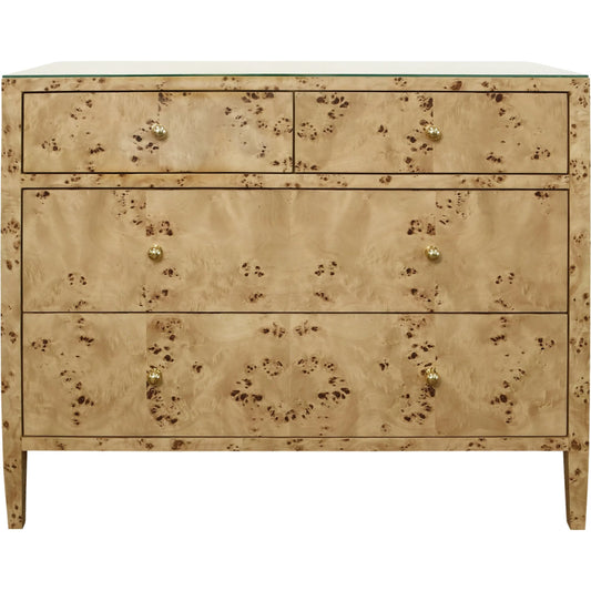 Michelle Four Drawer Chest by Worlds Away. Made from unique in a unique style.