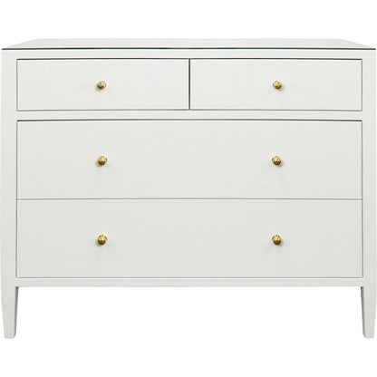 Michelle Four Drawer Chest by Worlds Away. Made from unique in a modern style.