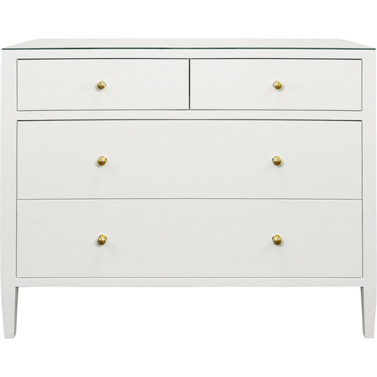 Michelle Four Drawer Chest by Worlds Away. Made from unique in a unique style.