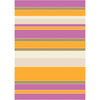 Burnt Orange, Fuchsia, Olive, Light Beige / 2'6" x 8'
