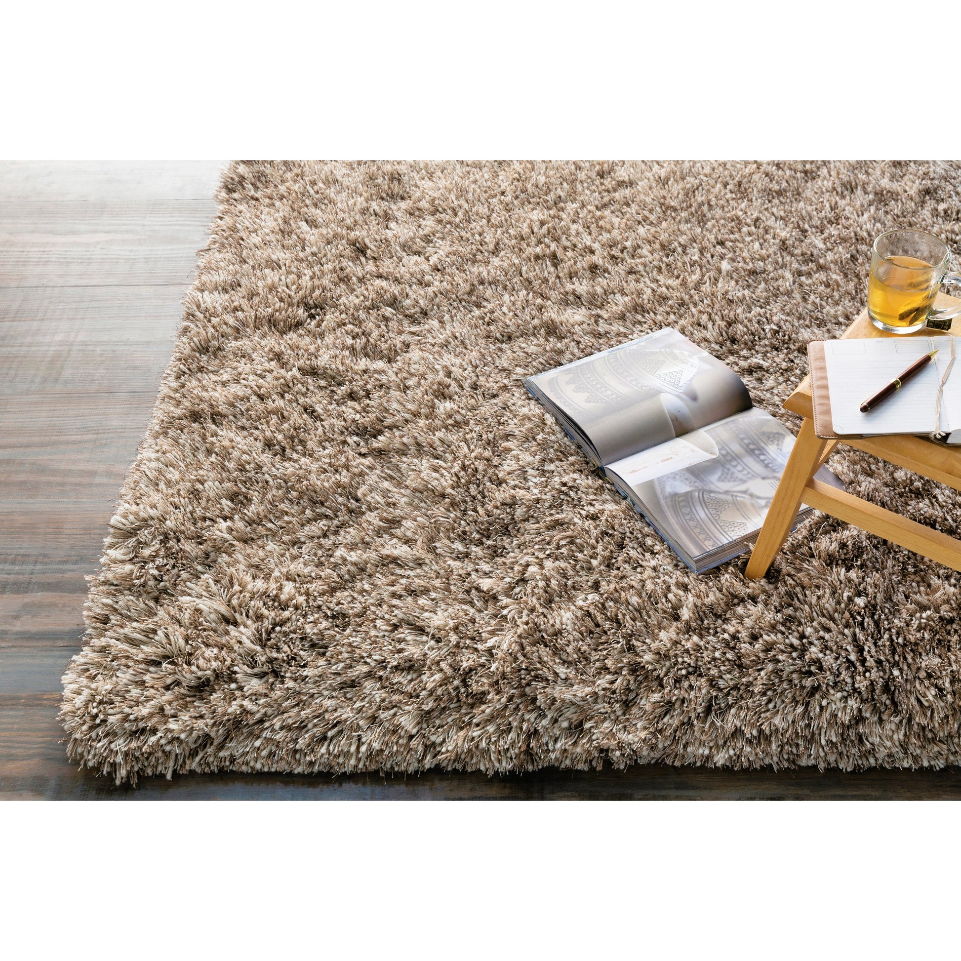 Milan MIL-5000 Rug by Surya in charcoal, olive, beige. Made from 80% new zealand wool, 20% polyester in a unique style.