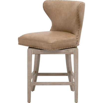 Milton Swivel Counter Stool by Essentials For Living. Made from unique in a transitional style.
