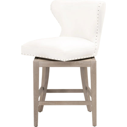 Milton Swivel Counter Stool by Essentials For Living. Made from unique in a transitional style.