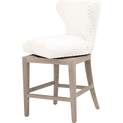 Milton Swivel Counter Stool by Essentials For Living. Made from unique in a transitional style.