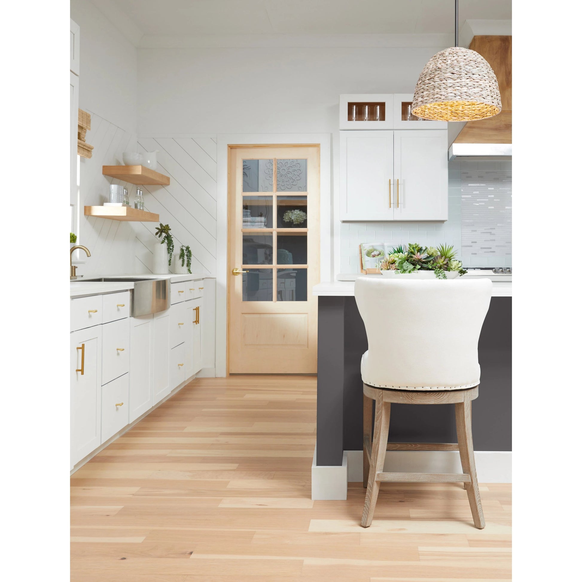 Milton Swivel Counter Stool by Essentials For Living. Made from unique in a transitional style.