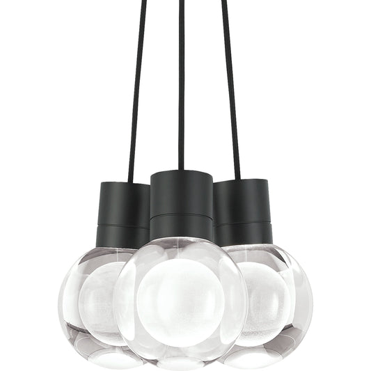 Mina Pendant Chandelier by Tech Lighting. Made from glass in a modern style.
