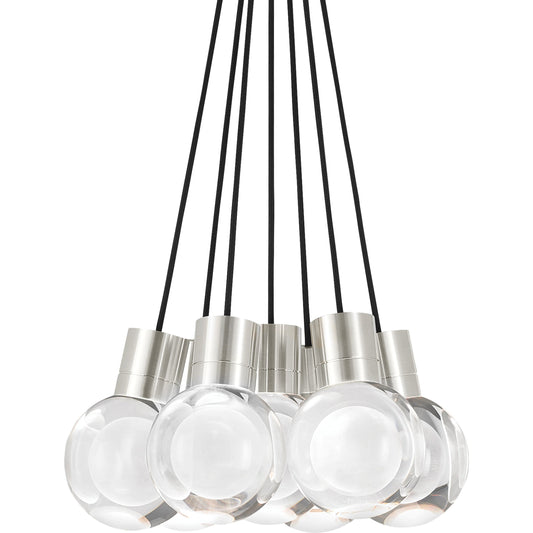 Mina Pendant Chandelier by Tech Lighting. Made from glass in a modern style.